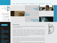 Tablet Screenshot of chirurgie-orthopedique-nice.com